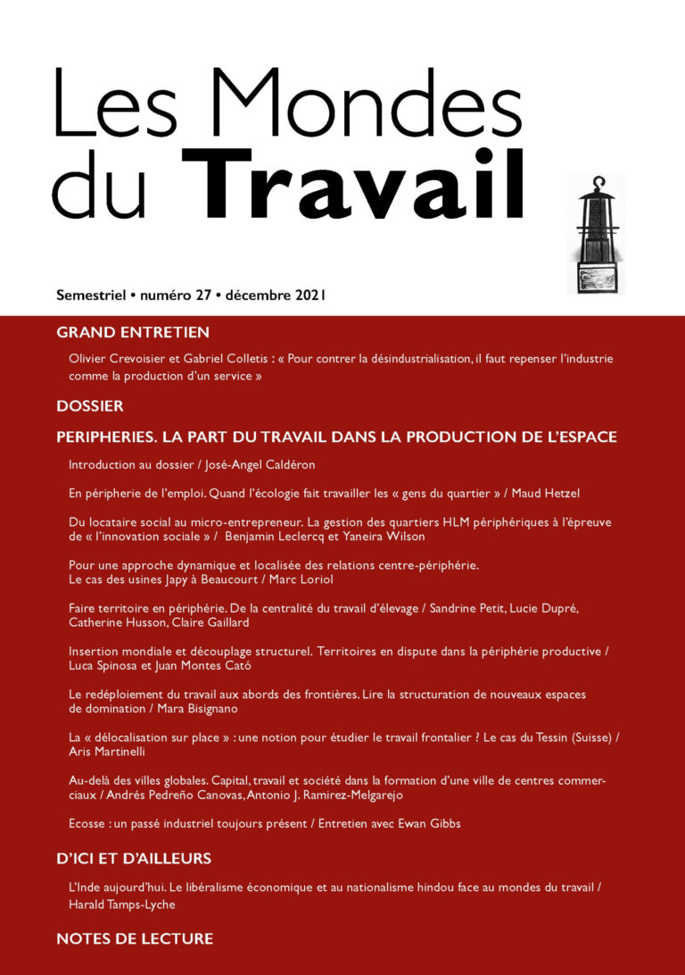 Article – Du locataire social au micro-entrepreneur : la gestion des quartiers HLM périphériques à l&rsquo;épreuve de l' »innovation sociale »