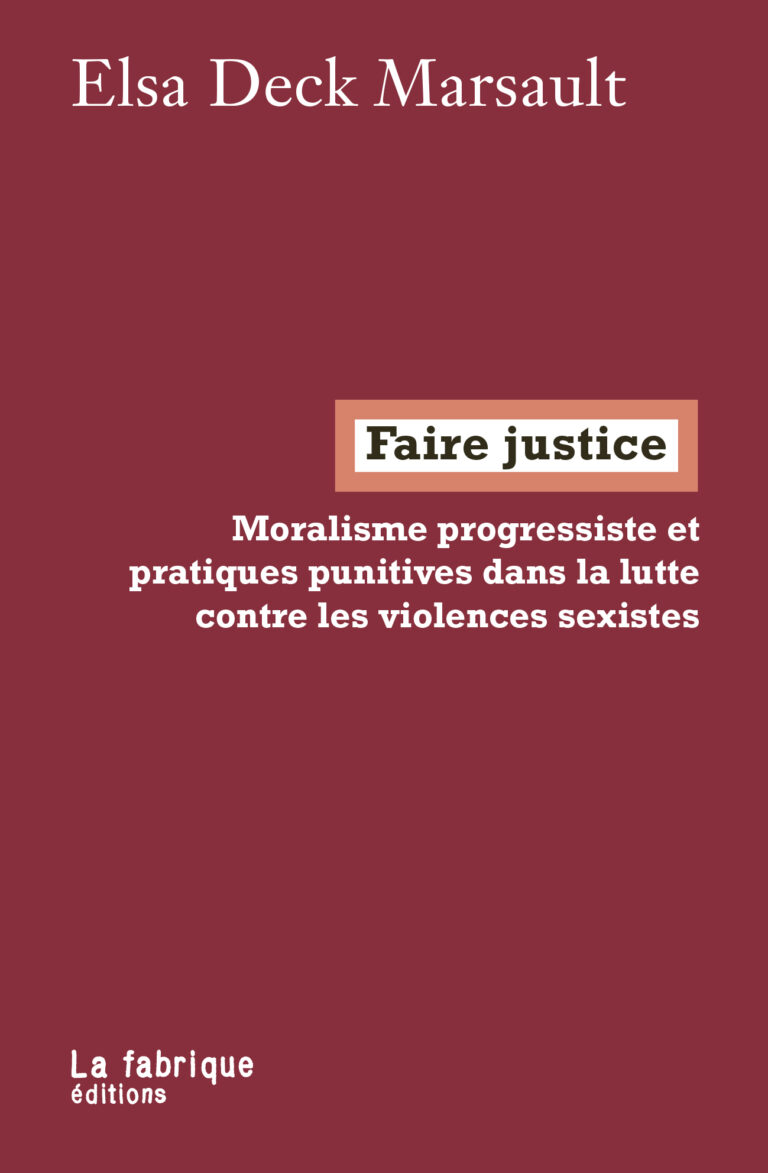 Livre – Faire justice
