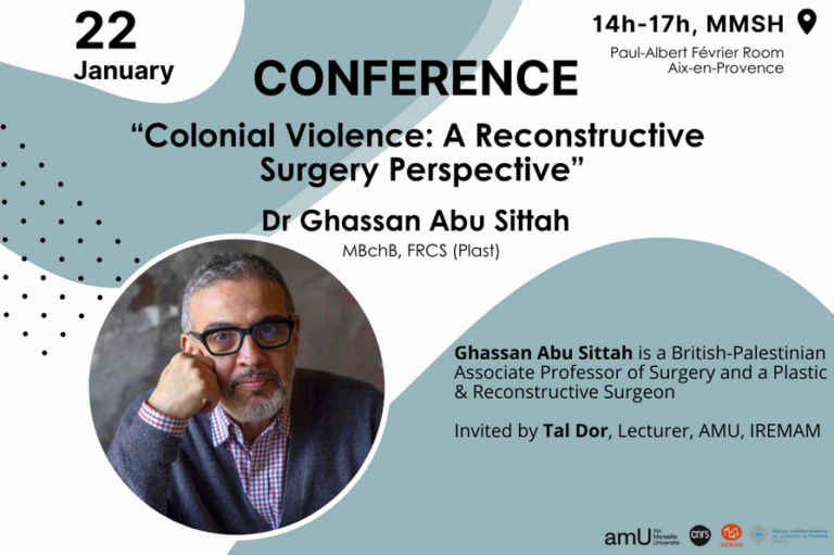 Conférence « Colonial Violence: A Reconstructive Surgery Perspective » par Ghassan Abu-Sittah