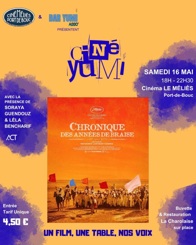 Soirée de lancement – Chronique des années de braise