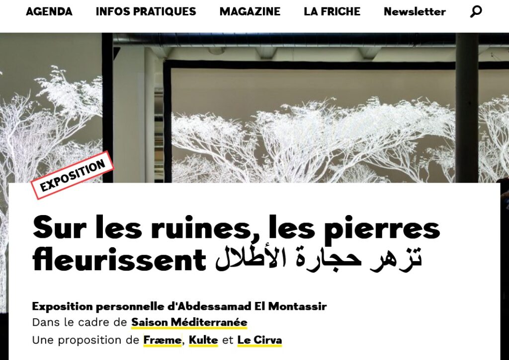 Exposition - Sur les ruines, les pierres fleurissent